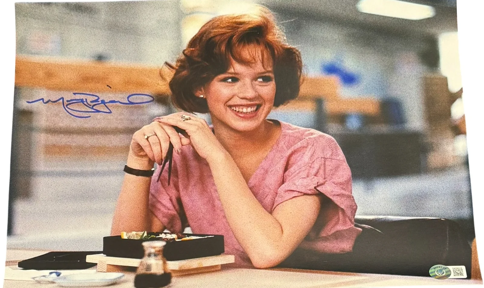Molly Ringwald — Molly Ringwald Autographed/Signed The Breakfast Club 11x14 Photo Beckett 54358