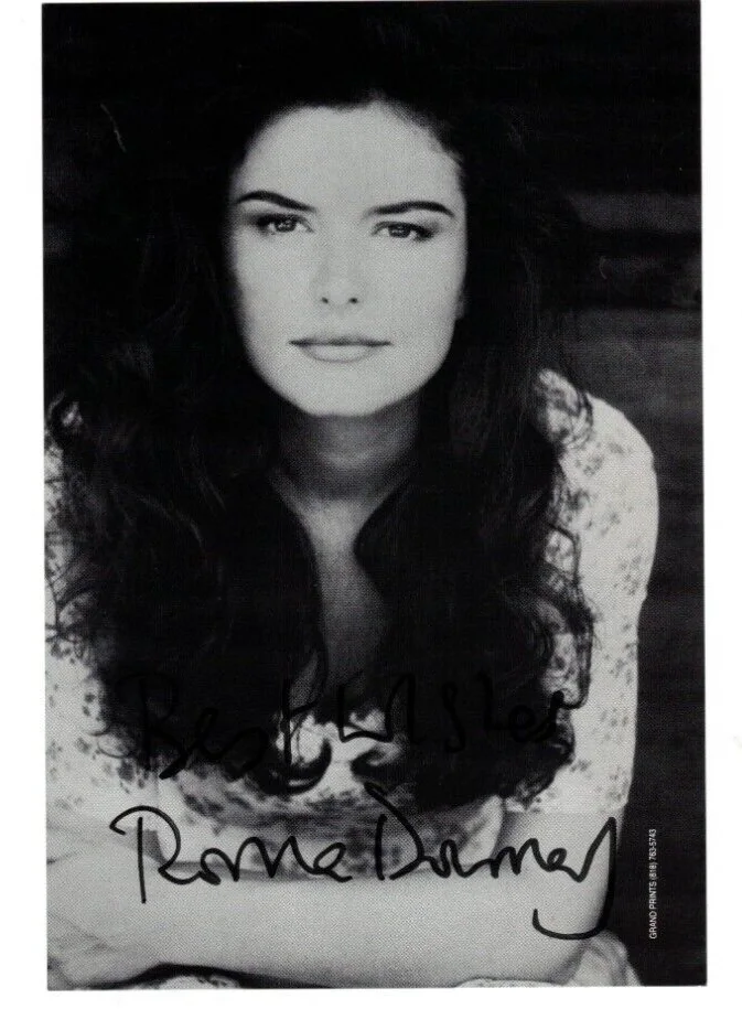 Roma Downey — Roma Downey Signed Autograph Photo Black White Touched by an Angel Show Actress