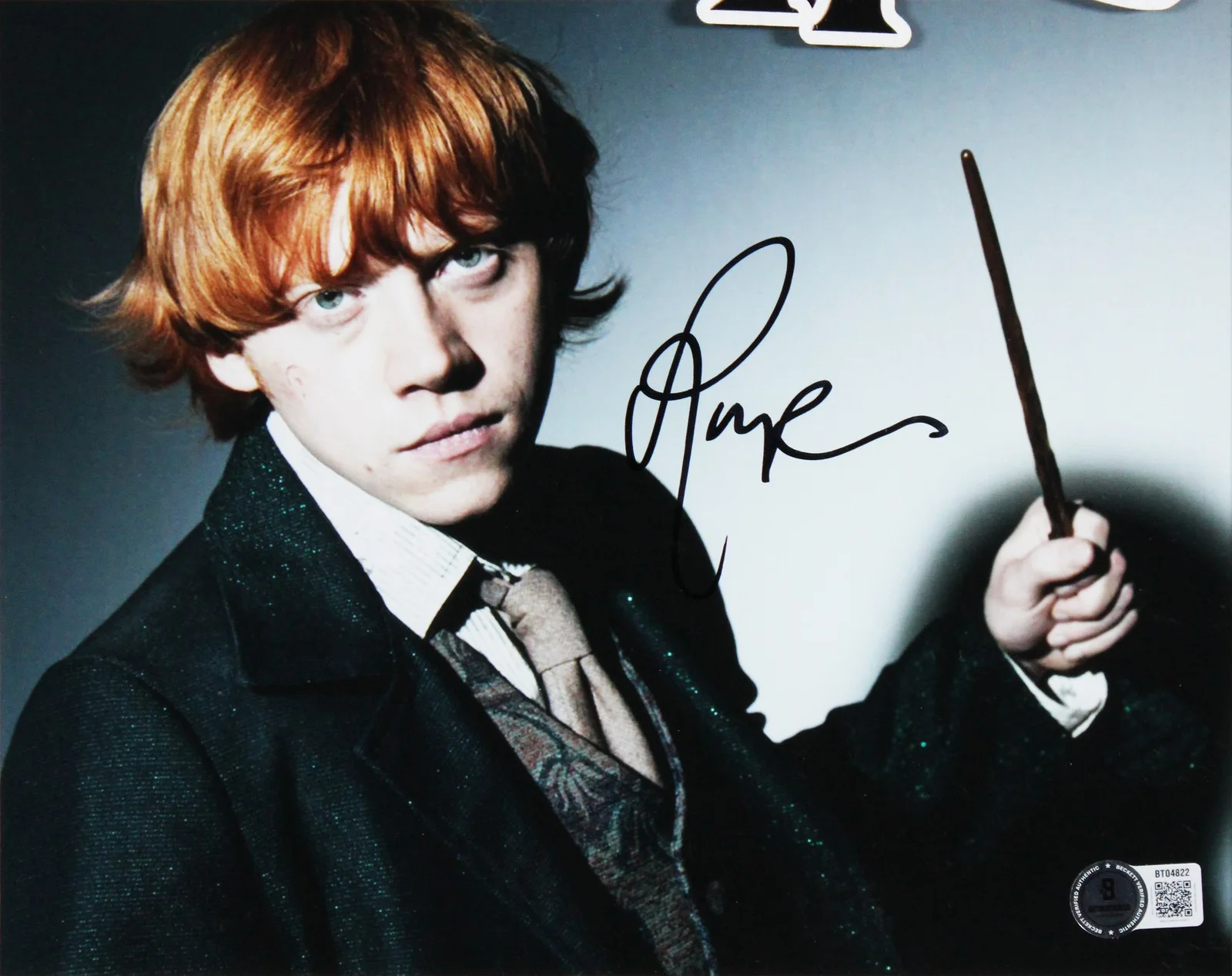 Daniel Radcliffe, Rupert Grint — Daniel Radcliffe & Rupert Grint Harry Potter Signed 8x10 Framed Photo BAS 1, image 3