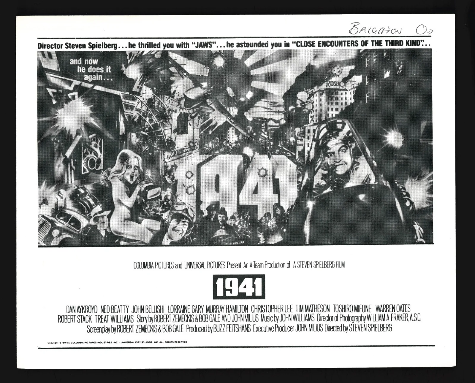 Cinema Press Kits Exploitation Synopsis Production Notes Ad Blocks Ephemera A-H, image 5