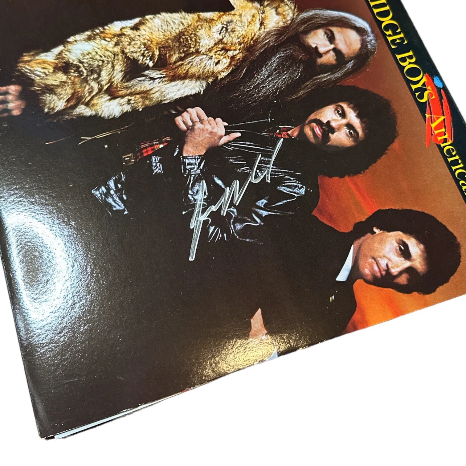 Joe Bonsall - Signed Oak Ridge Boys “American Made” Vinyl Record Album MCA-5390, изображение 2