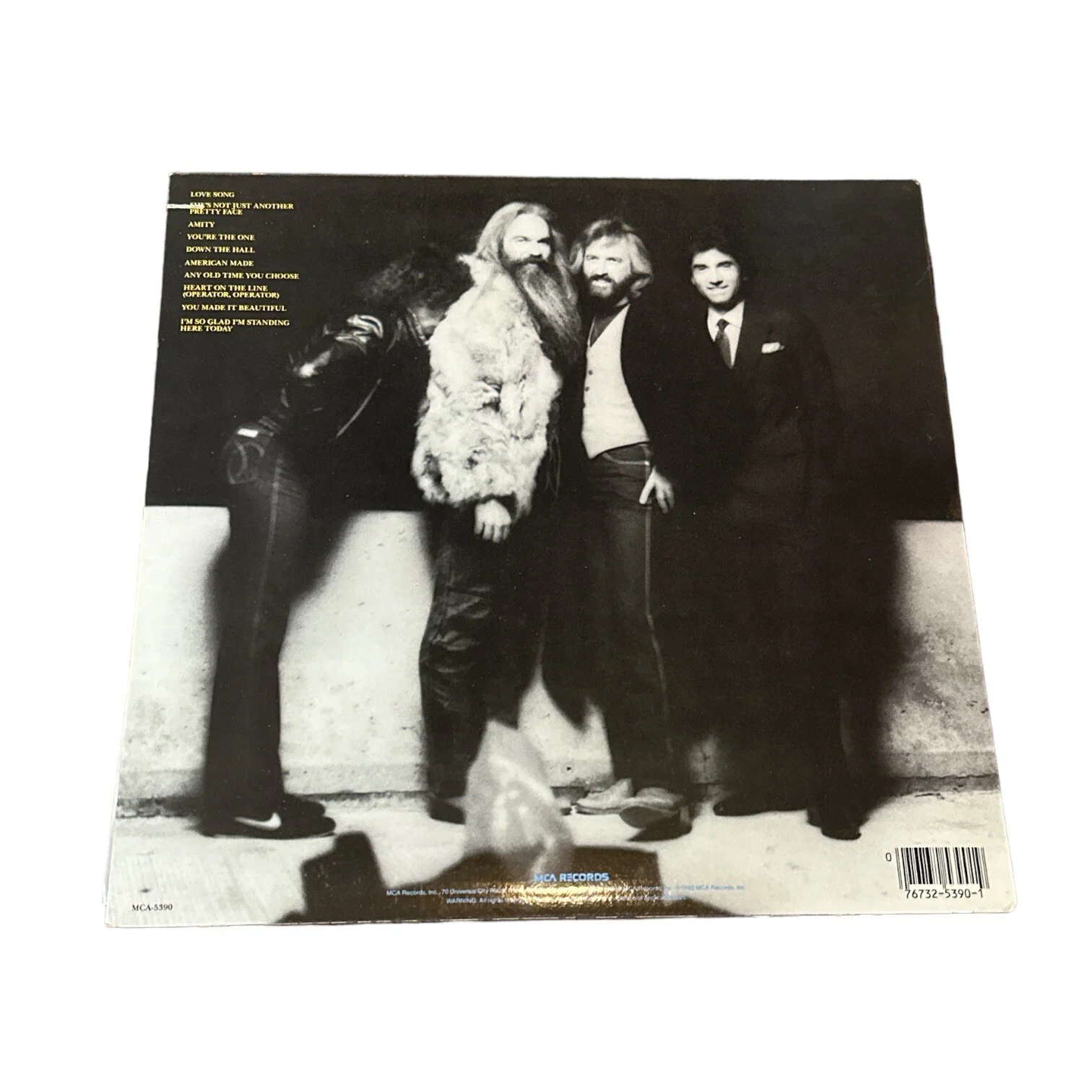 Joe Bonsall - Signed Oak Ridge Boys “American Made” Vinyl Record Album MCA-5390, изображение 3