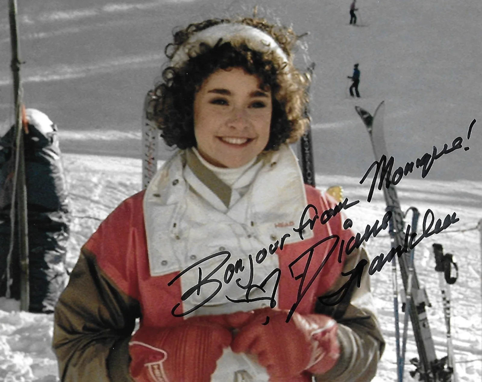 Diane Franklin — Diane Franklin auto/signed 8x10 photo Bill & Ted's Excellent Adventure COA LOOK!