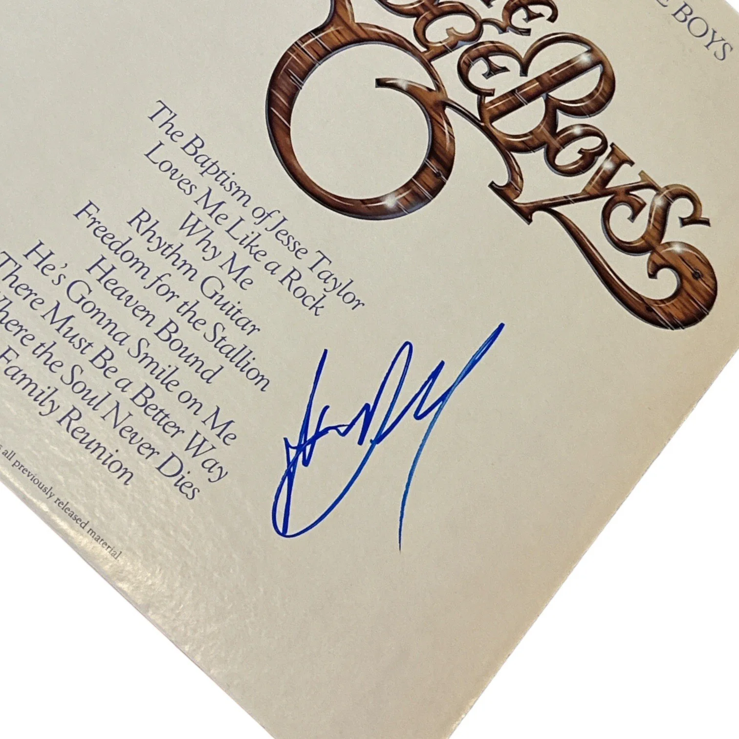 Joe Bonsall - SIGNED Oak Ridge Boys “The Best Of” Record Album Columbia 36302, изображение 2