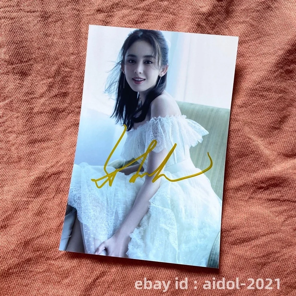 Gulnazar Autographed Signed Photo 4*6 Chinese Star Collection 古力娜扎 2024, image 4