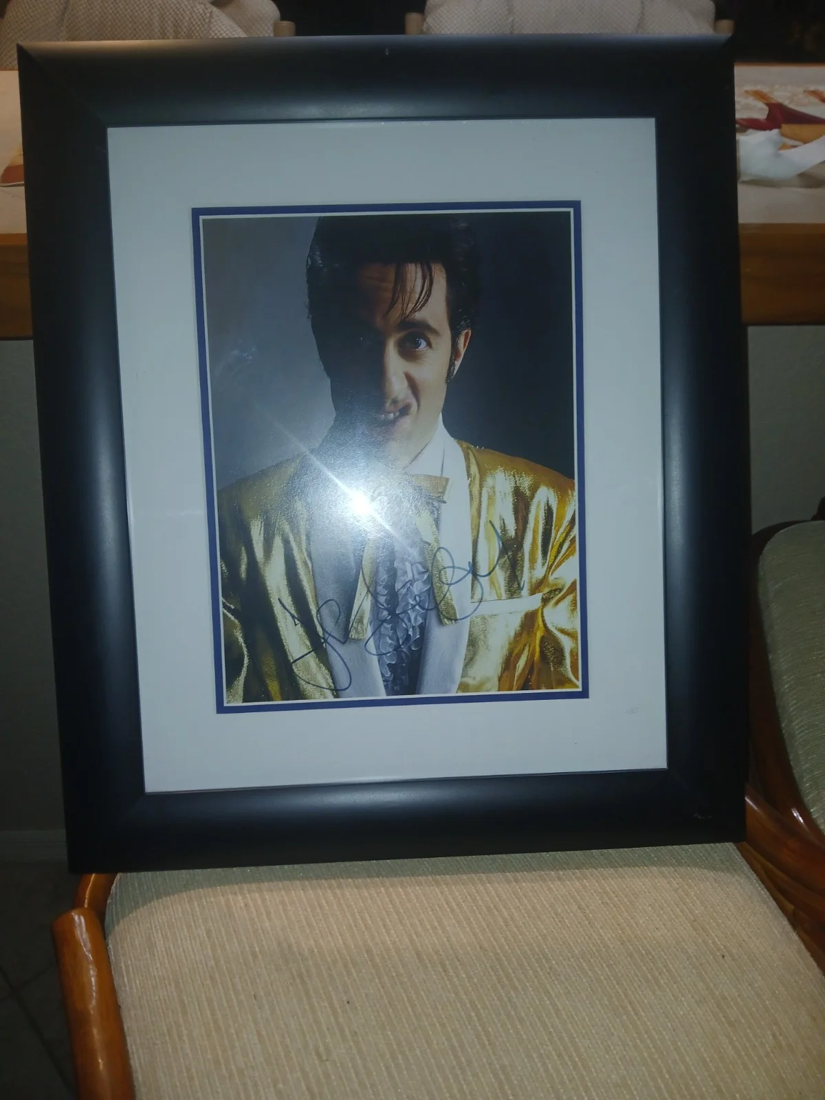 Jerry Seinfeld framed signed picture dressed as Elvis Presley, image 4