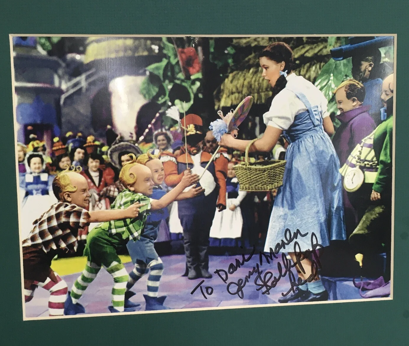 Jerry Maren — Jeremy Maren WIZARD OF OZ LOLLIPOP Signed "Lollypop Kid" Photo With COA, изображение 3