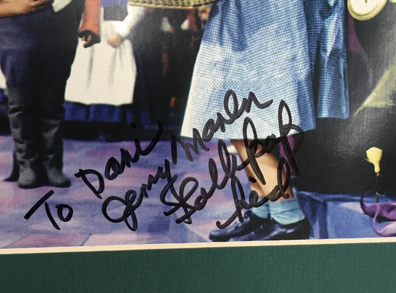 Jerry Maren — Jeremy Maren WIZARD OF OZ LOLLIPOP Signed "Lollypop Kid" Photo With COA, изображение 4