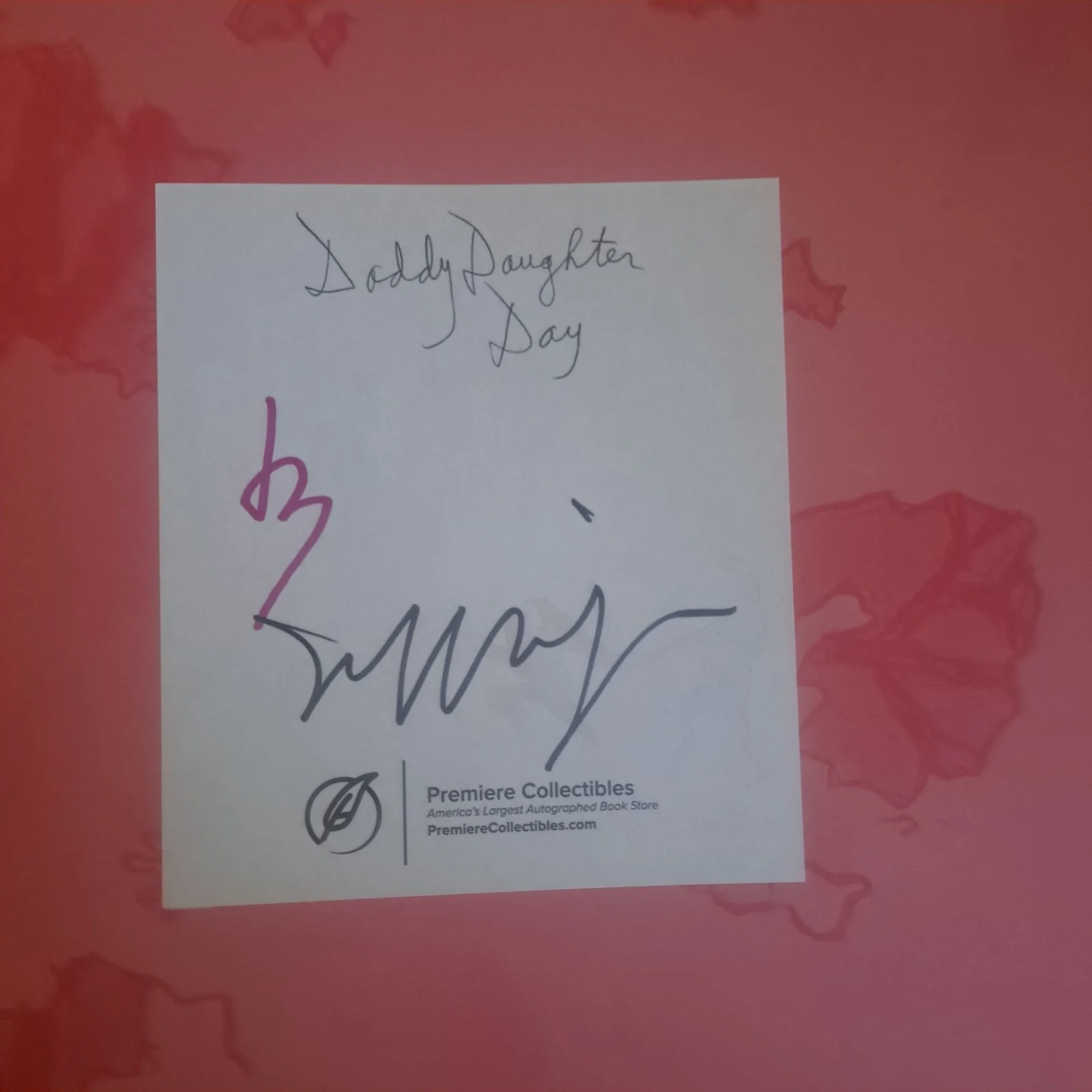 jeff bridges — Jeff Bridges Daddy Daughter Day Autograph Signed, image 3