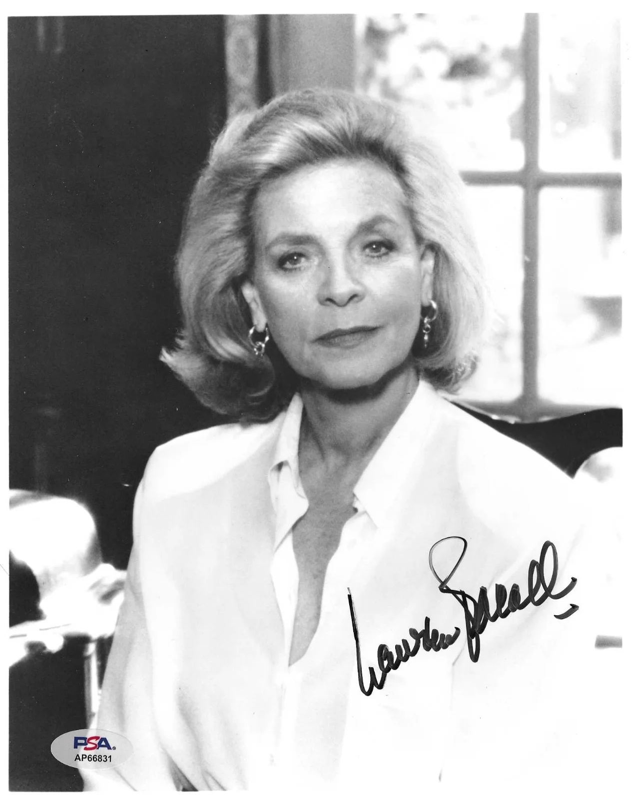 Lauren Bacall — Lauren Bacall The Rockford Files Official Signed Auto 8x10 Photo PSA DNA