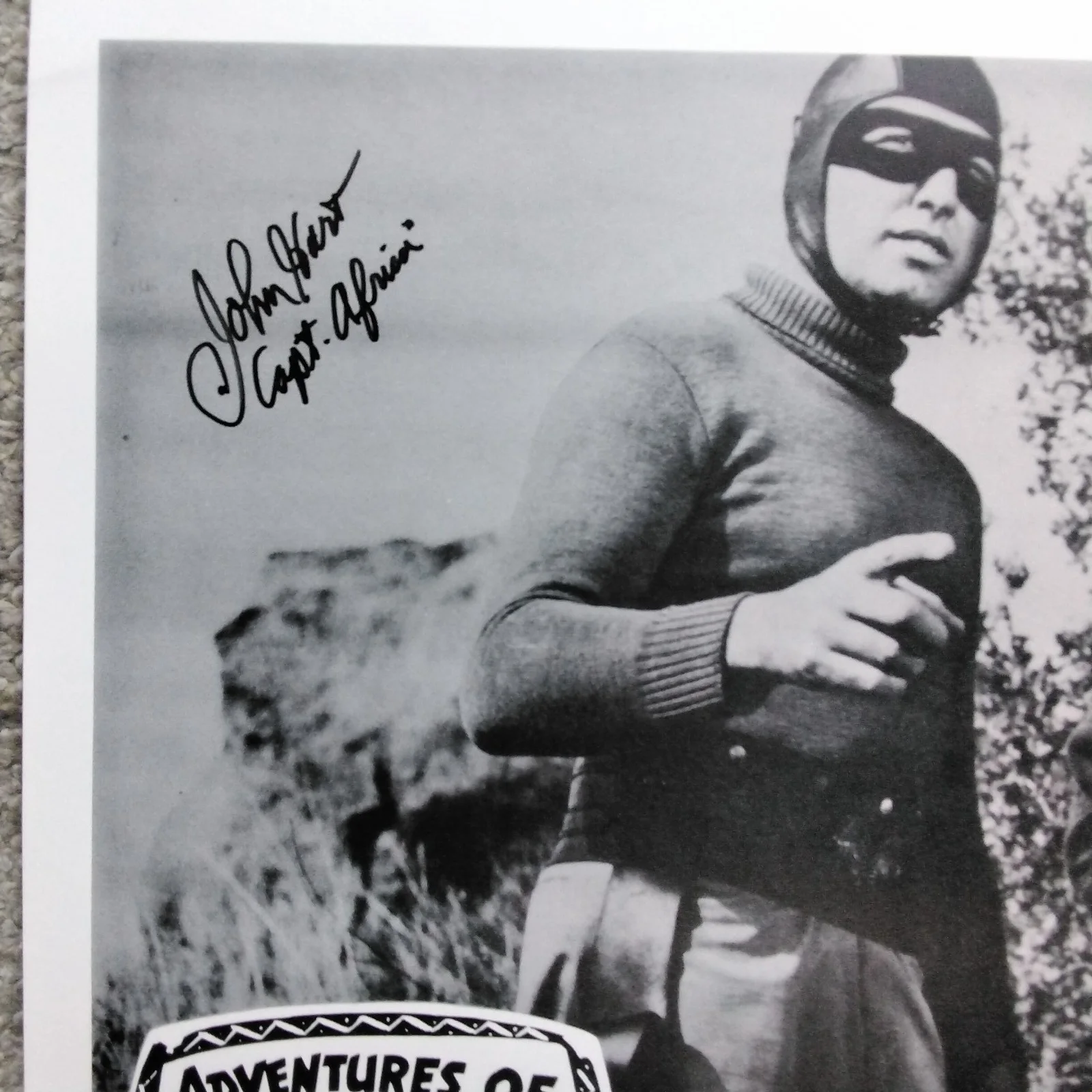 John Hart SIGNED Photo 40s Movie TV Actor Captain Africa Lone Ranger Serials, изображение 4