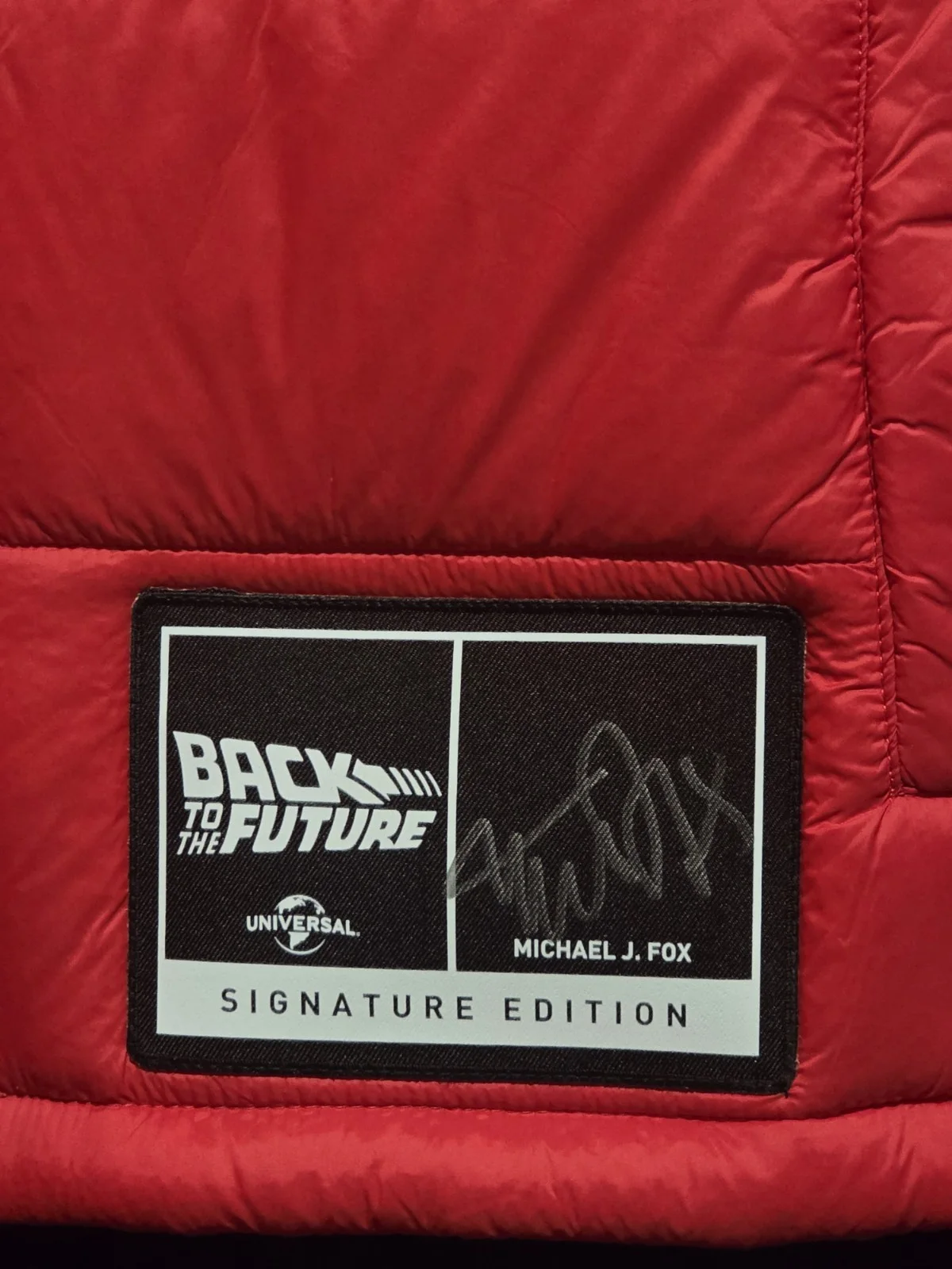 Michael J Fox — Michael J Fox Signed Back To The Future Vest Exclusive from Represent, image 2