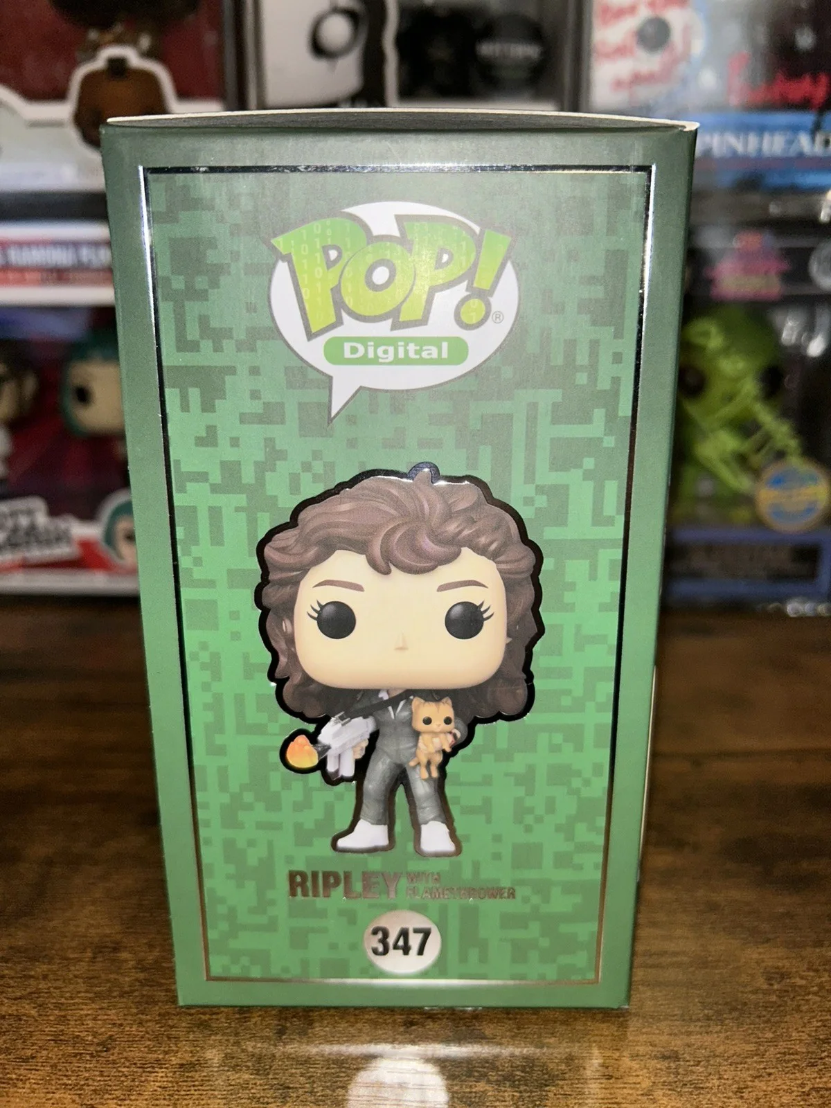 Sigourney Weaver — Alien Ripley digital Funko Pop #347 signed by Sigourney Weaver Official Pix COA, изображение 5