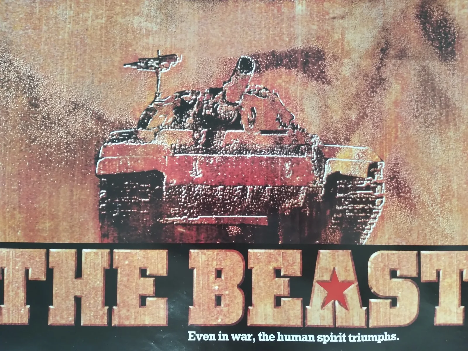 The Beast original movie 1988 poster US one sheet, изображение 2