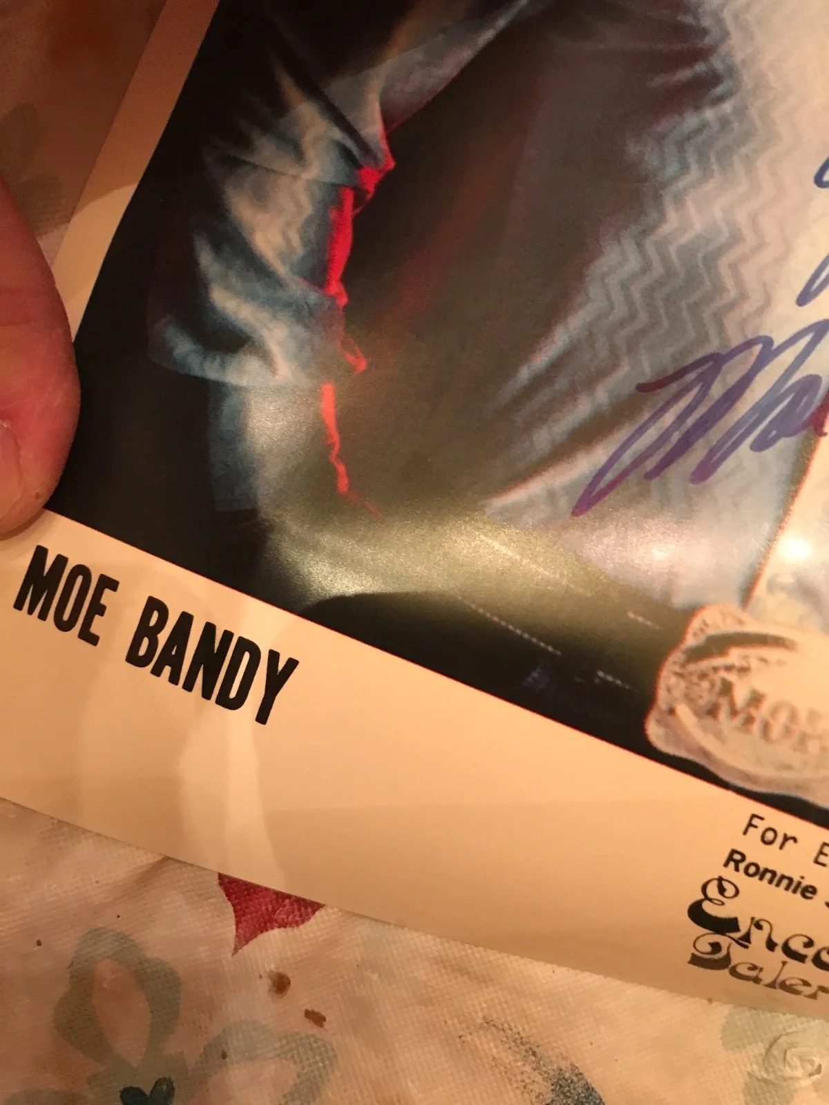 8 BY 10 SIGNED PICTURE NOE BANDY ENCORE TALENT, image 4