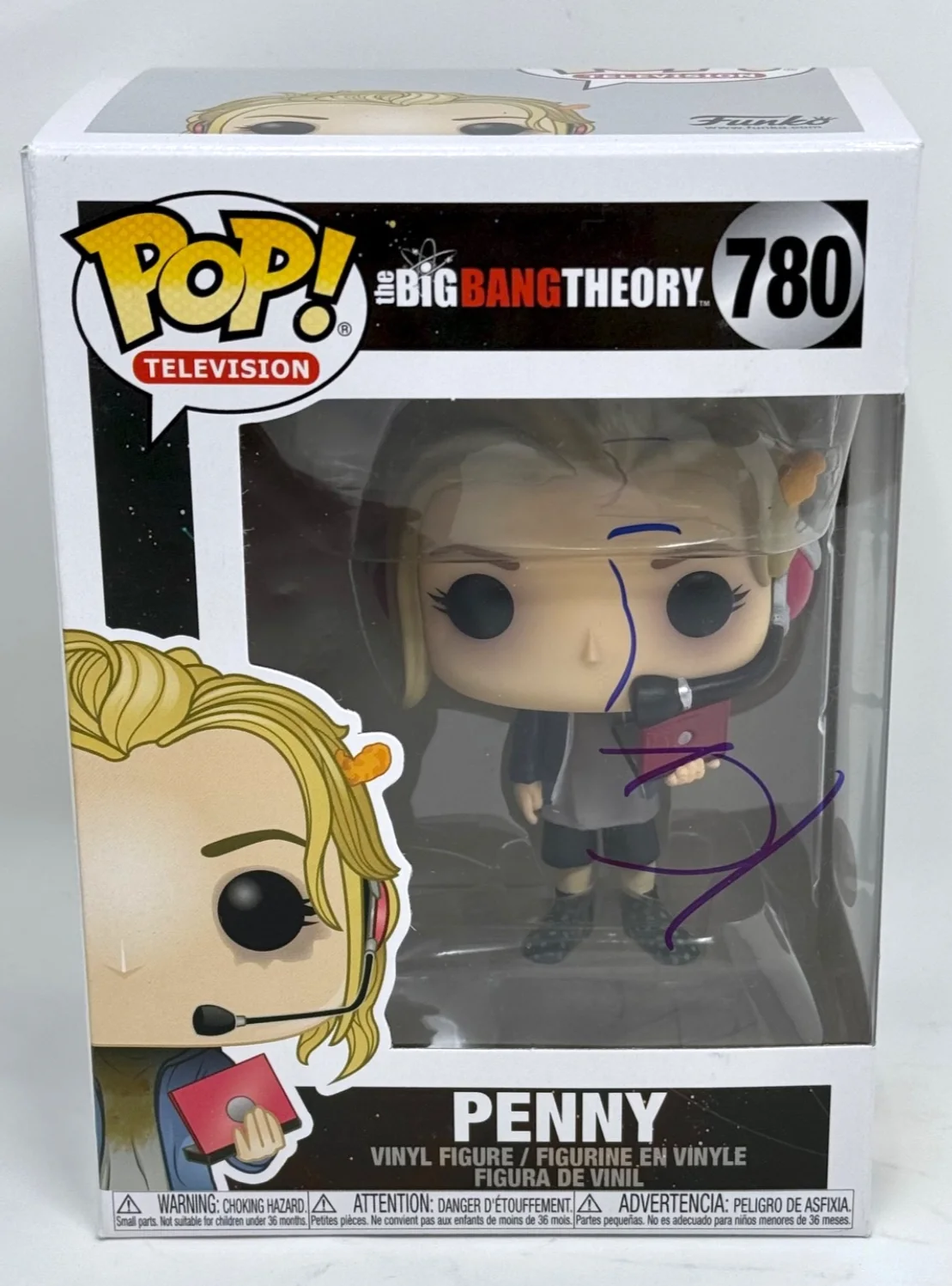 Kaley Cuoco — Kaley Cuoco Signed The Big Bang Theory Penny Funko Pop 780 Autograph JSA COA, изображение 2