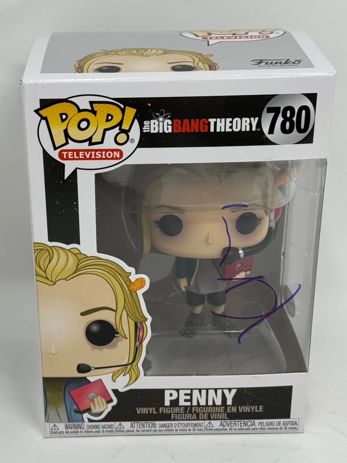 Kaley Cuoco — Kaley Cuoco Signed The Big Bang Theory Penny Funko Pop 780 Autograph JSA COA, изображение 3