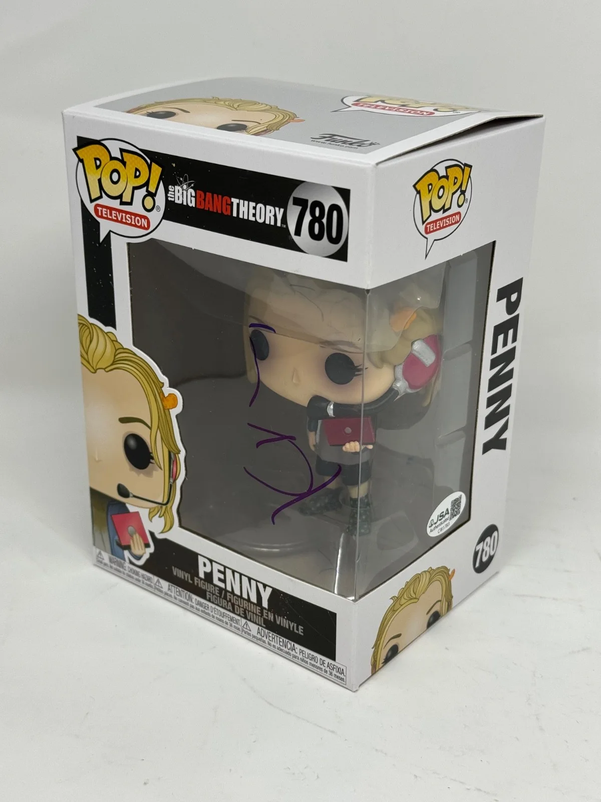 Kaley Cuoco — Kaley Cuoco Signed The Big Bang Theory Penny Funko Pop 780 Autograph JSA COA, изображение 4