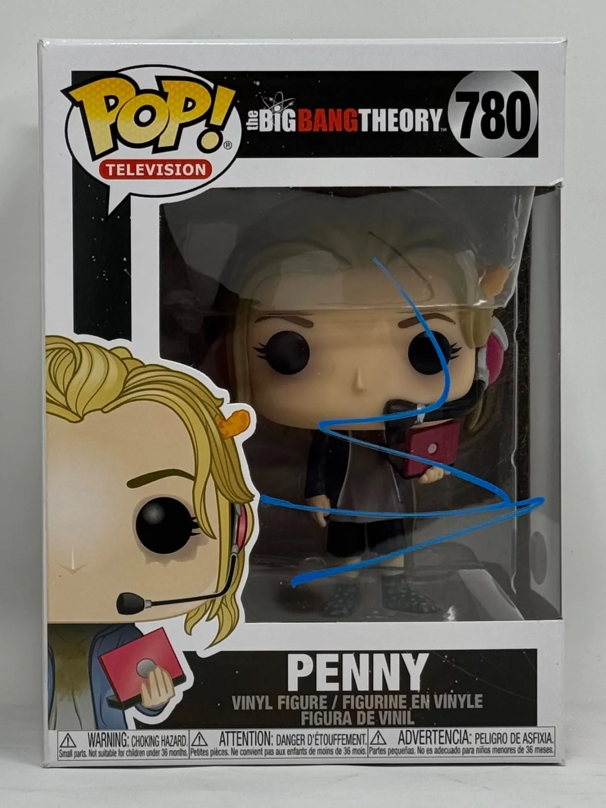 Kaley Cuoco — Kaley Cuoco Signed The Big Bang Theory Penny Funko Pop 780 Autograph JSA COA, изображение 3