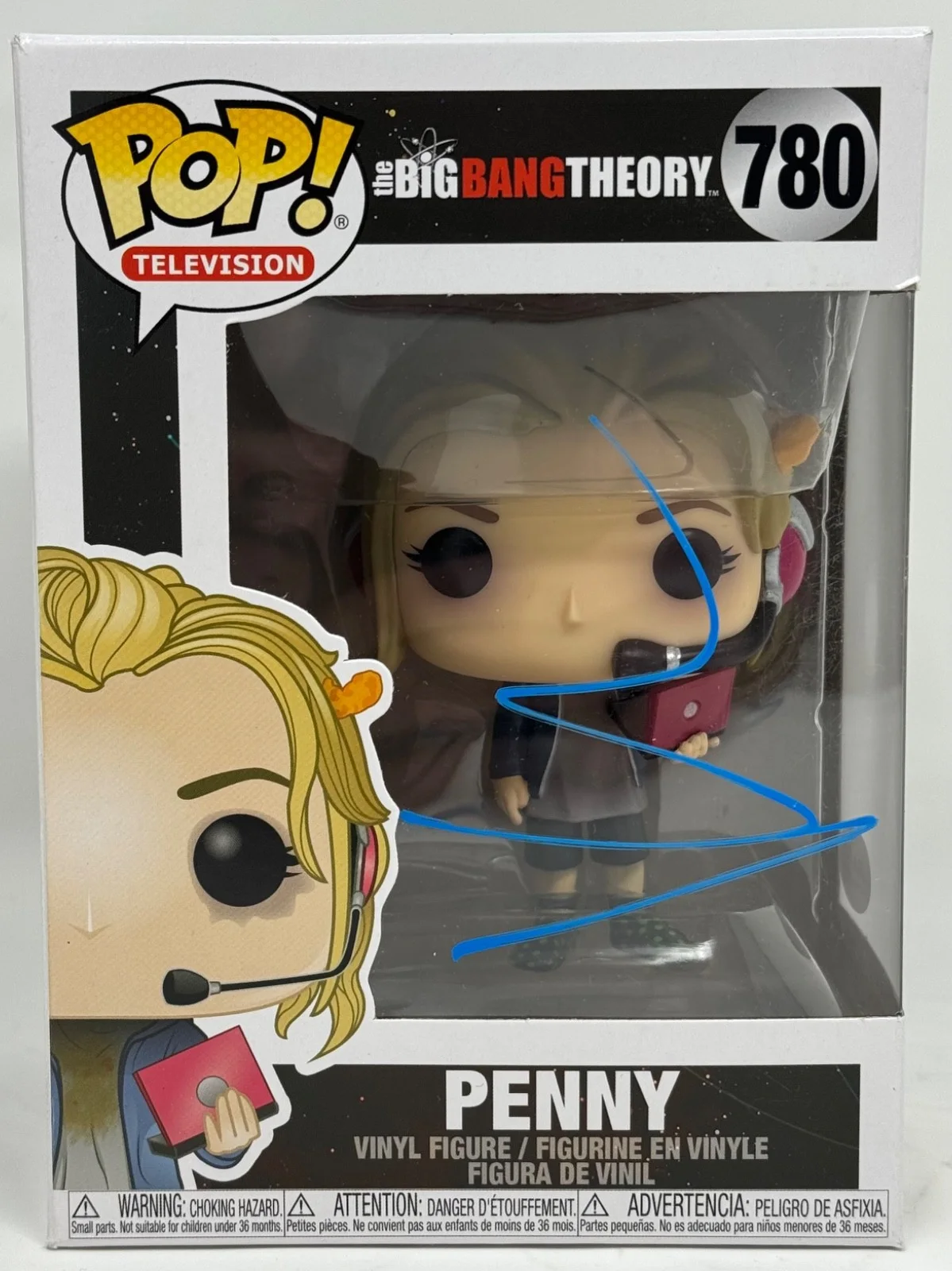 Kaley Cuoco — Kaley Cuoco Signed The Big Bang Theory Penny Funko Pop 780 Autograph JSA COA, изображение 4