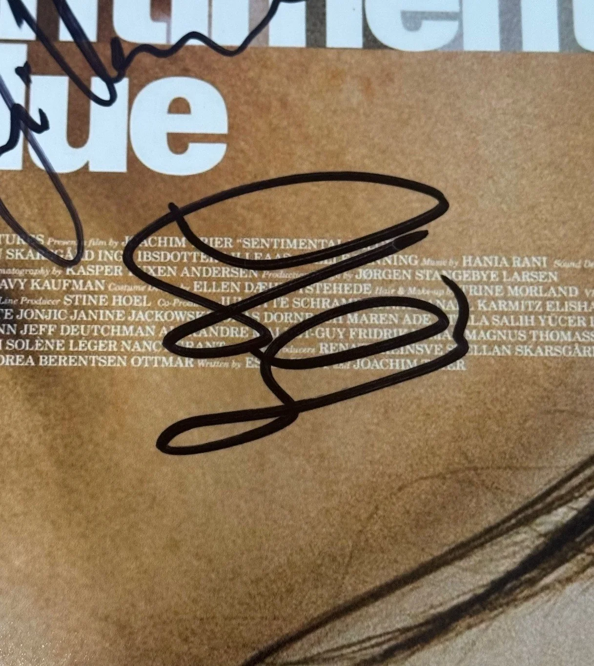 STELLAN SKARSGARD JOACHIM TRIER + 2 Cast Signed 11x17 Photo Sentimental Value, image 2