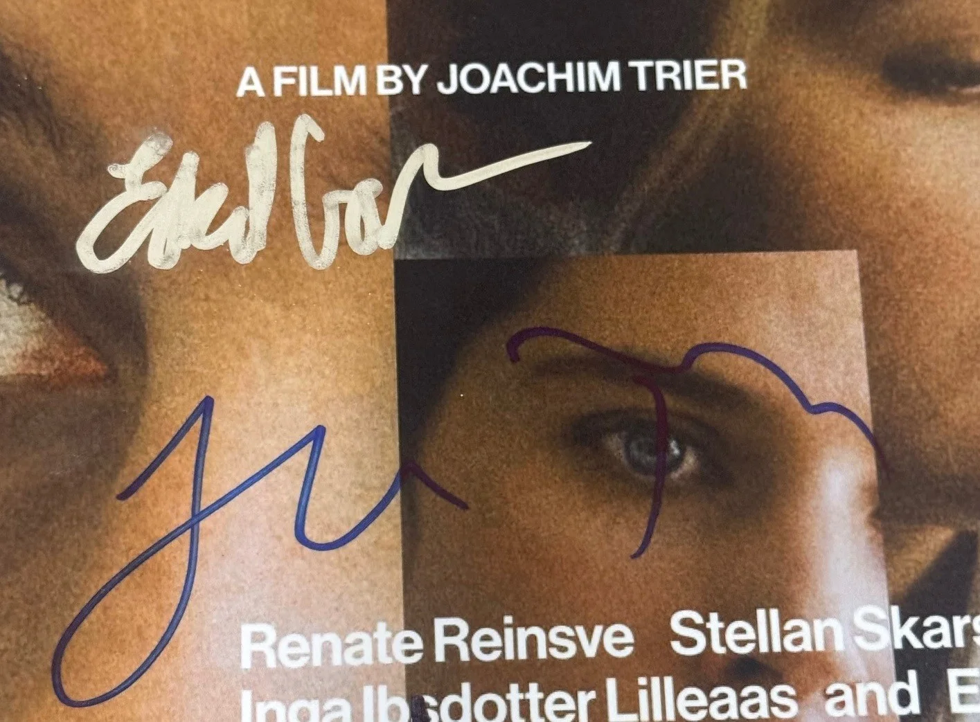 STELLAN SKARSGARD JOACHIM TRIER + 2 Cast Signed 11x17 Photo Sentimental Value, image 4