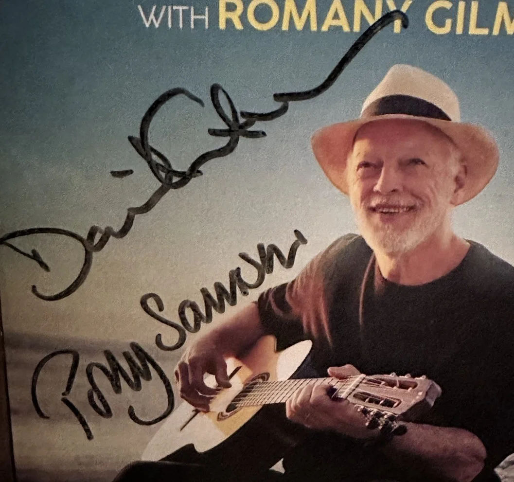 DAVID GILMOUR & Polly Samson Autographed Signed "Yes I Have Ghosts" CD, image 2