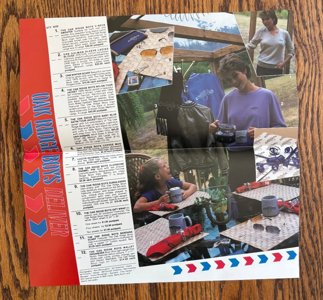 Oak Ridge Boys & Lee Greenwood Memorabilia Lot Autograph Posters Fan Club, изображение 4