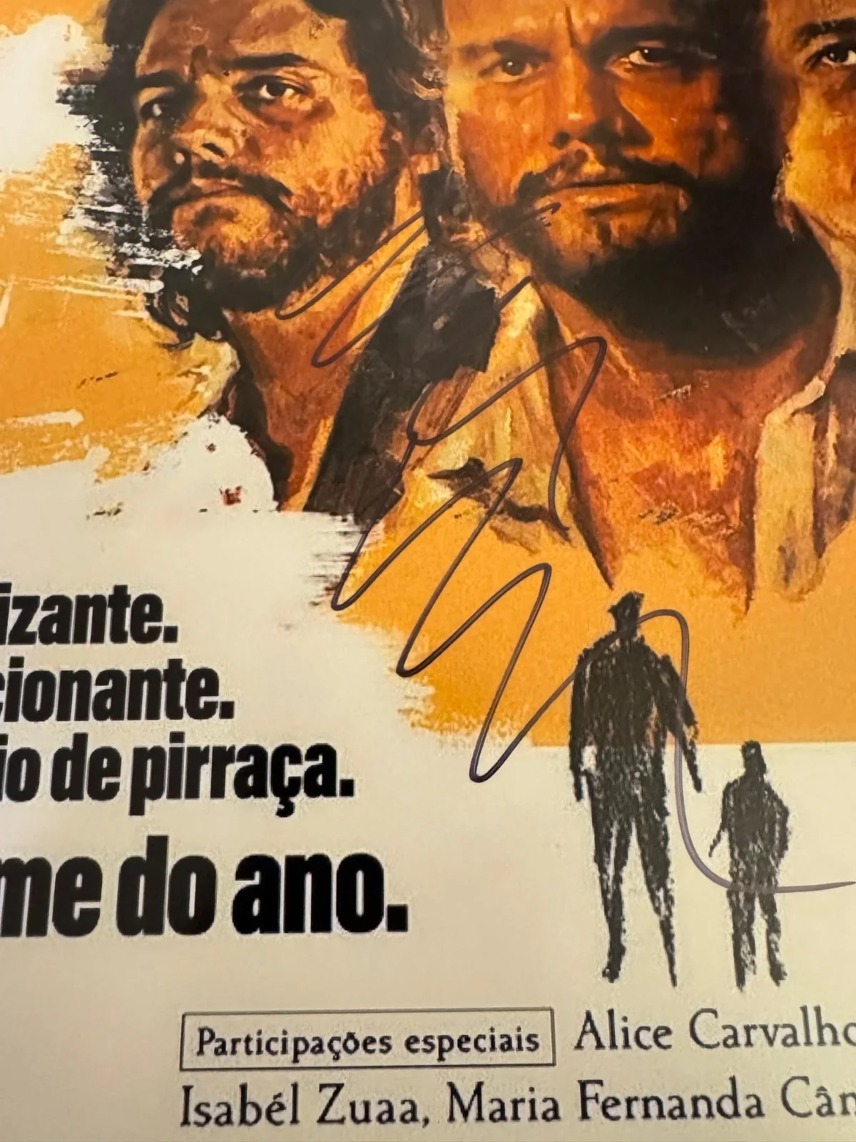 WAGNER MOURA ALICE CARVALHO + 1 Signed 11x17 Photo AUTOGRAPHED The Secret Agent, изображение 3