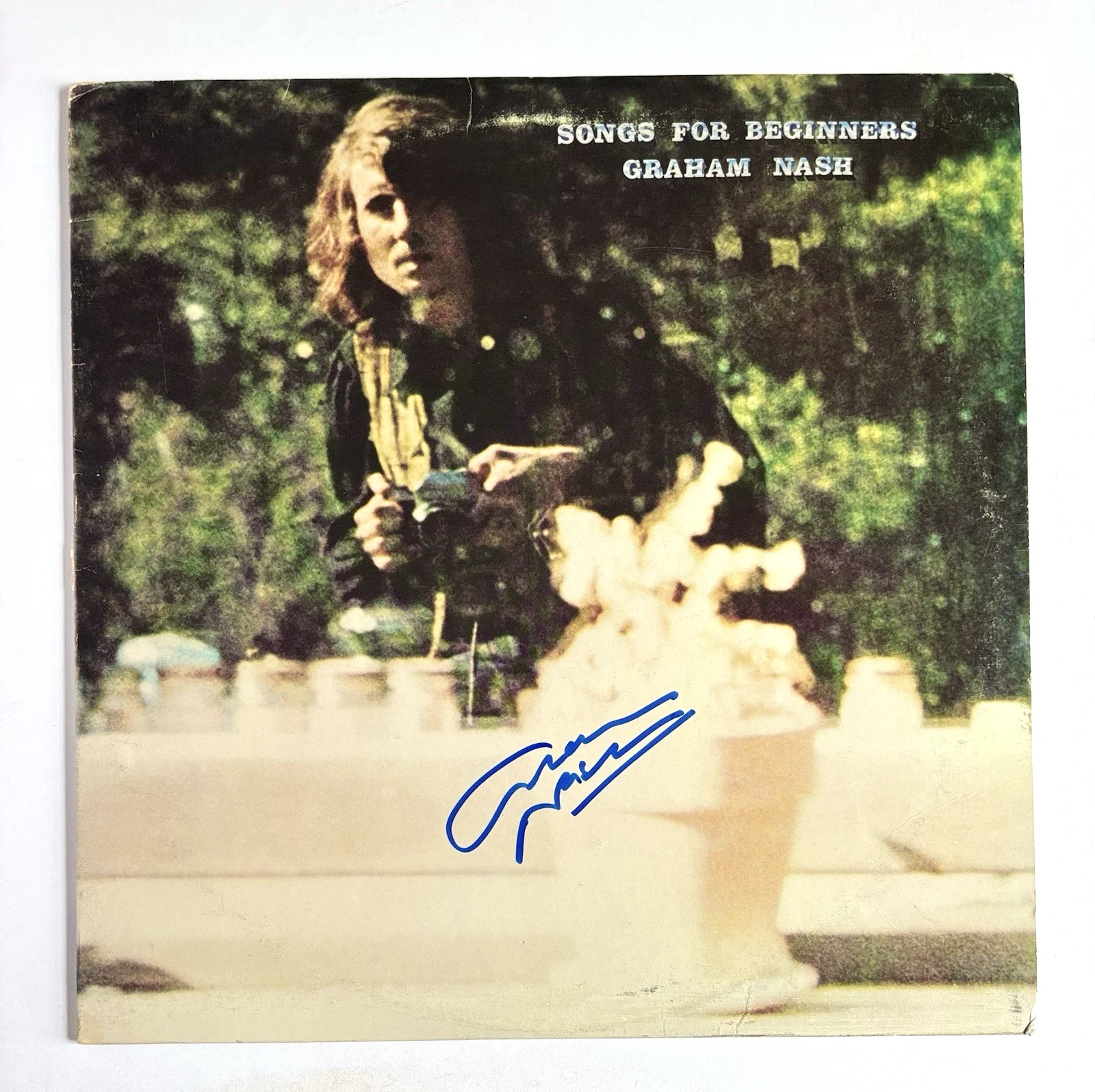 GRAHAM NASH Signed SONGS FOR BEGINNERS LP Vinyl Record Album PSA DNA COA Crosby, изображение 2