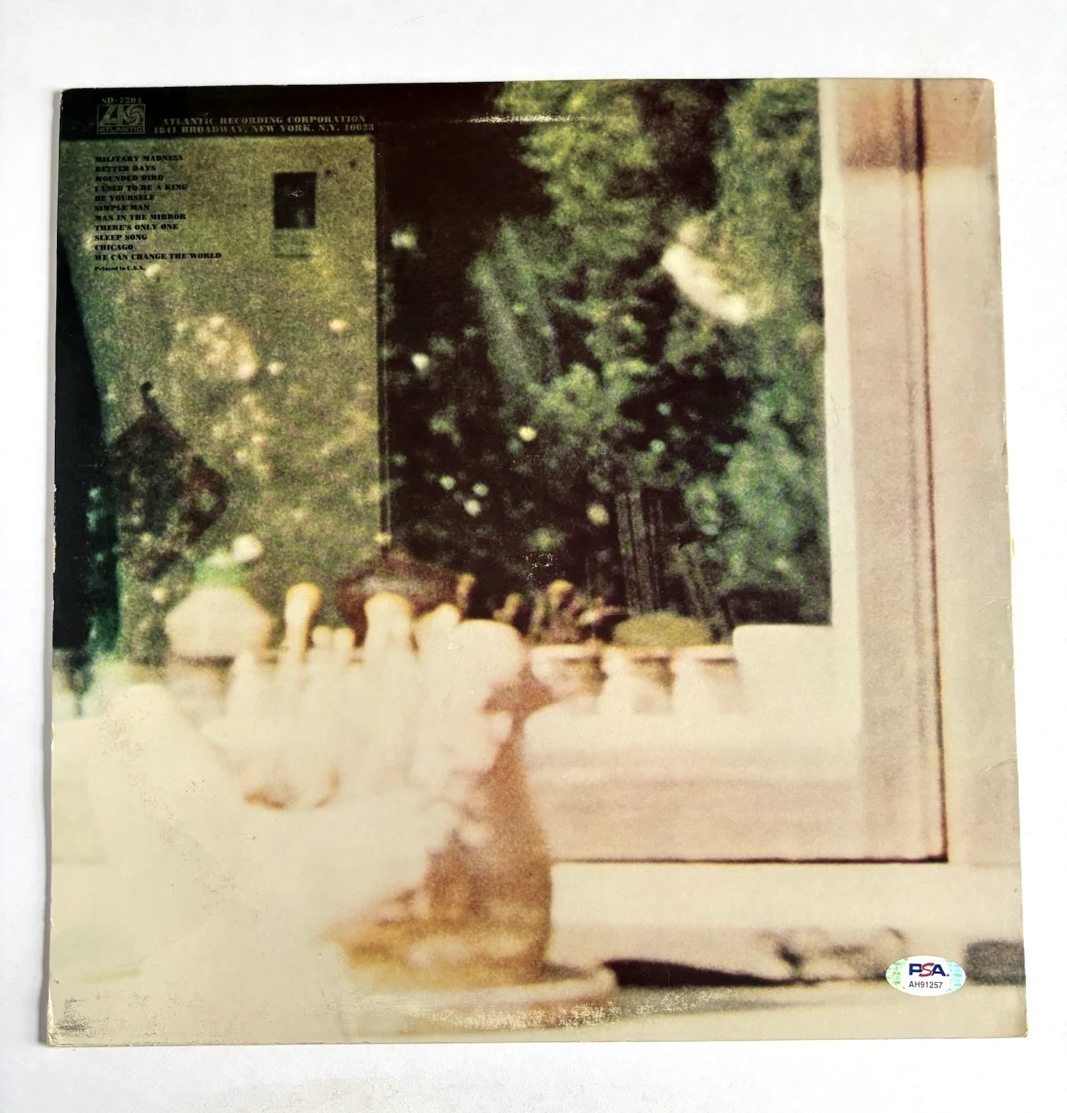 GRAHAM NASH Signed SONGS FOR BEGINNERS LP Vinyl Record Album PSA DNA COA Crosby, изображение 4
