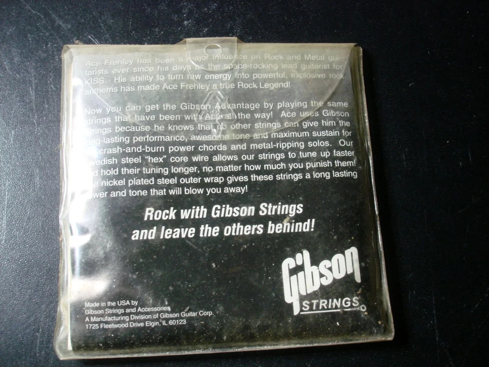 KISS ACE FREHLEY SIGNED AUTOGRAPHED GIBSON GUITAR STRINGS, image 3