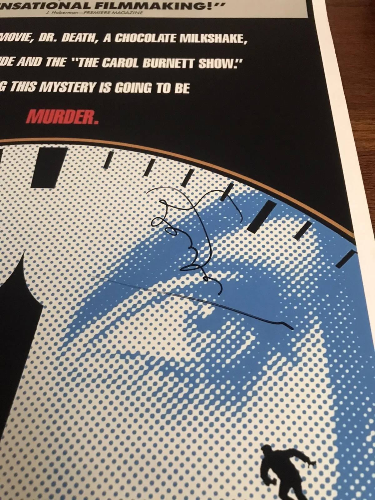 Errol Morris — Errol Morris SIGNED The Thin Blue Line Poster, High Quality Matte 12x18, 1988, изображение 2