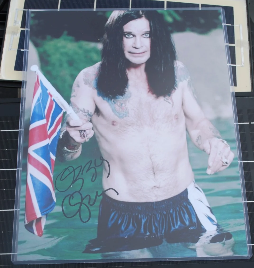 Ozzy Osbourne ~ (Black Sabbath) ~ Signed ~ Original ~ 8.5" x 11" ~ w/COA, image 2