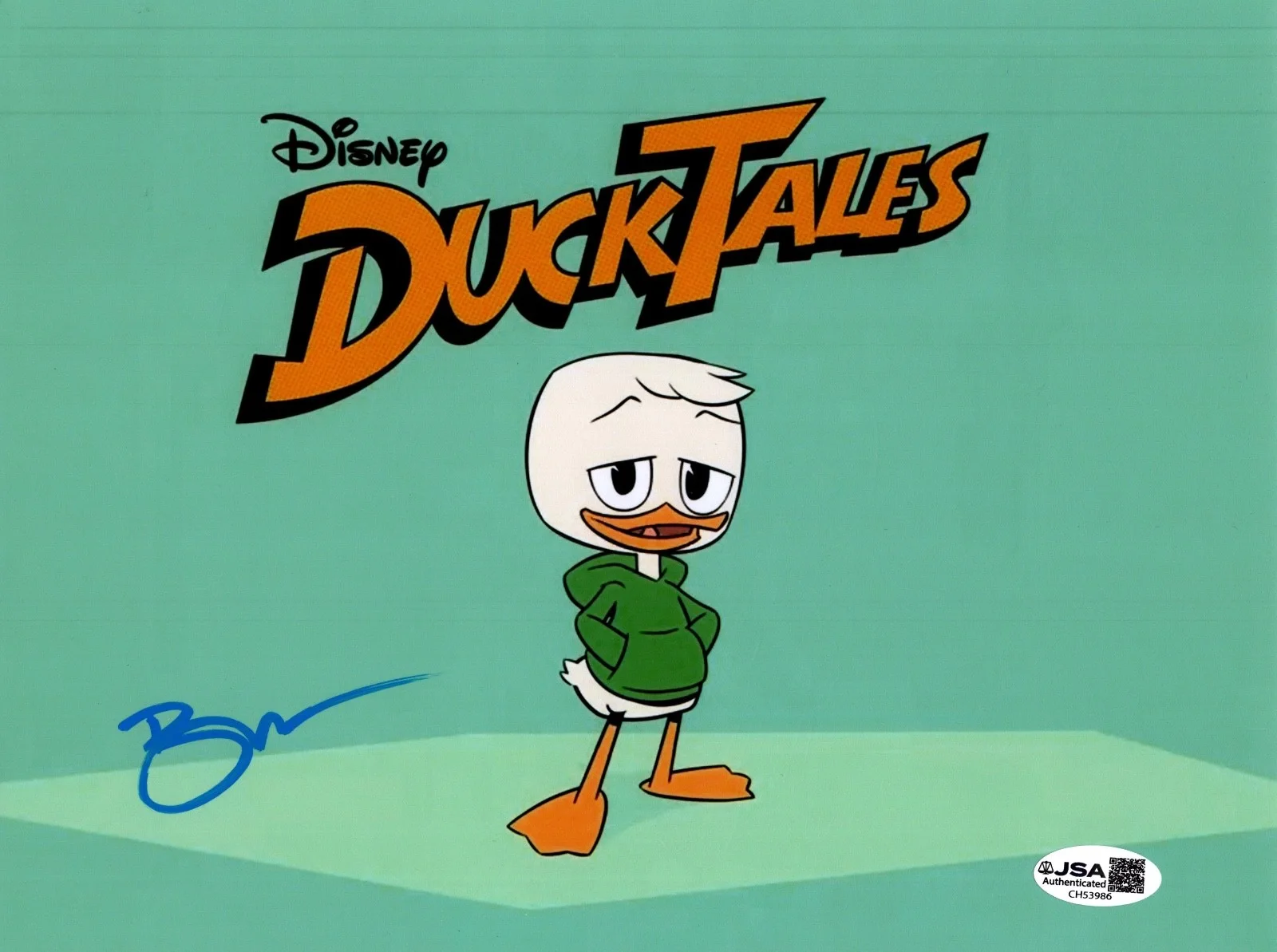 BOBBY MOYNIHAN — BOBBY MOYNIHAN Authentic Hand-Signed "DISNEY DUCKTALES" 8x10 photo JSA COA
