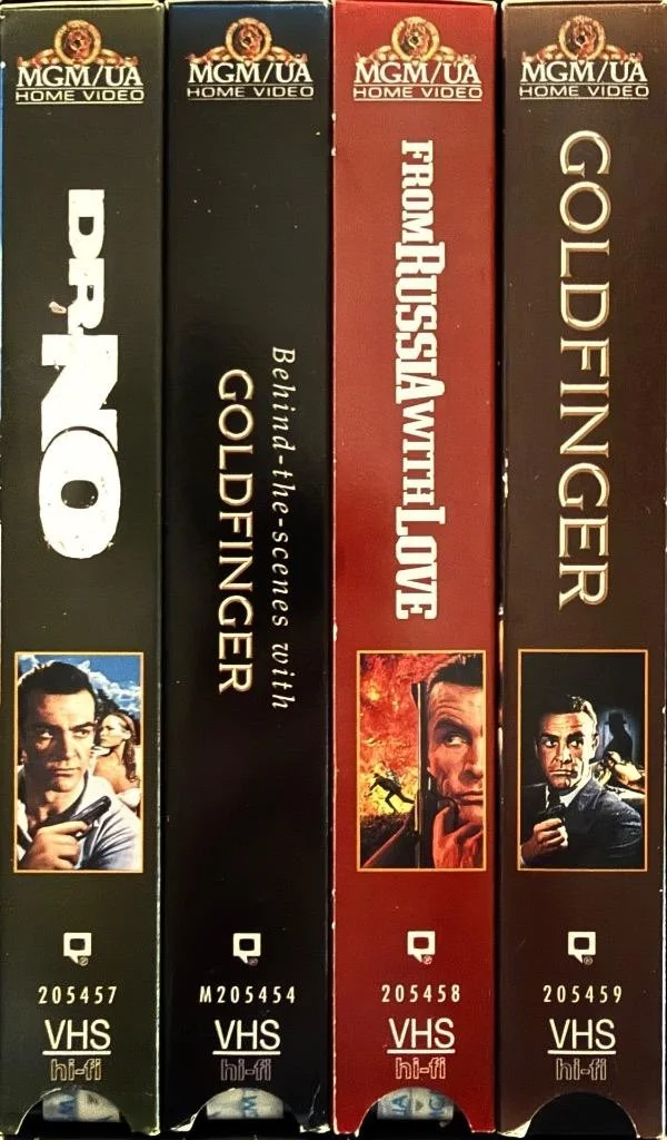 BOND 007 4 VHS TAPES GIFT SET VOLUME 1 SEE PICTURE FOR TITLES, изображение 2