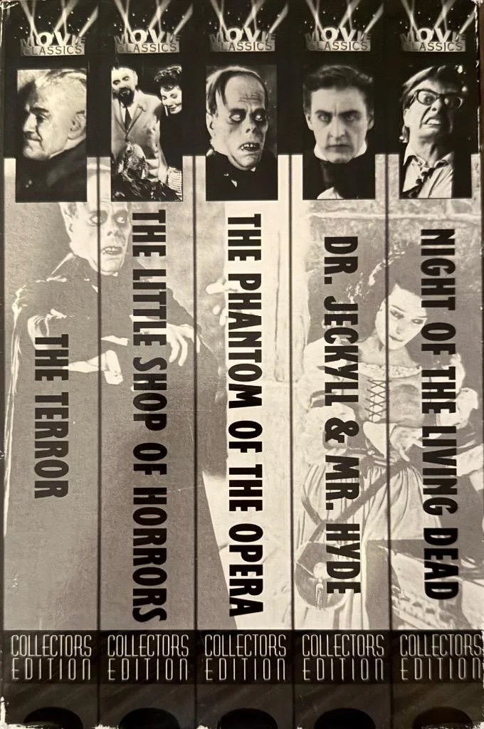 5 VHS TAPES HORROR CLASSICS SEE PICTURE FOR TITLES, image 2