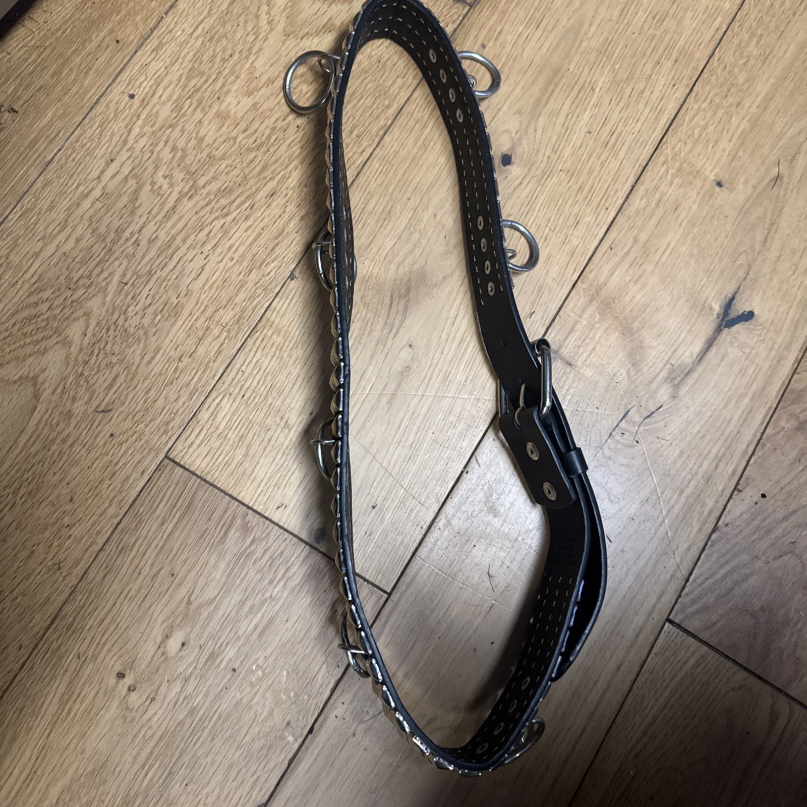 heavy studded belt motley cru the dirt Worn By MSK Colson Baker Tommy Lee coa, image 2