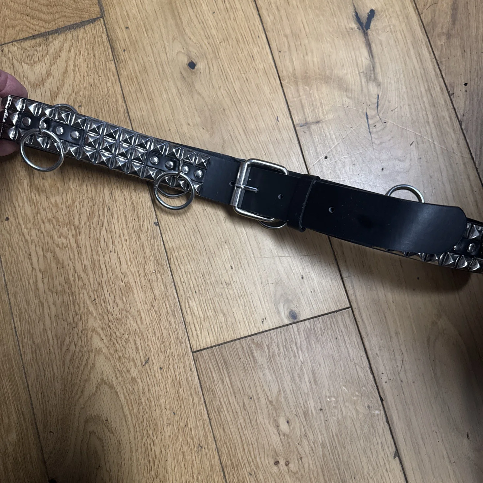 heavy studded belt motley cru the dirt Worn By MSK Colson Baker Tommy Lee coa, image 3