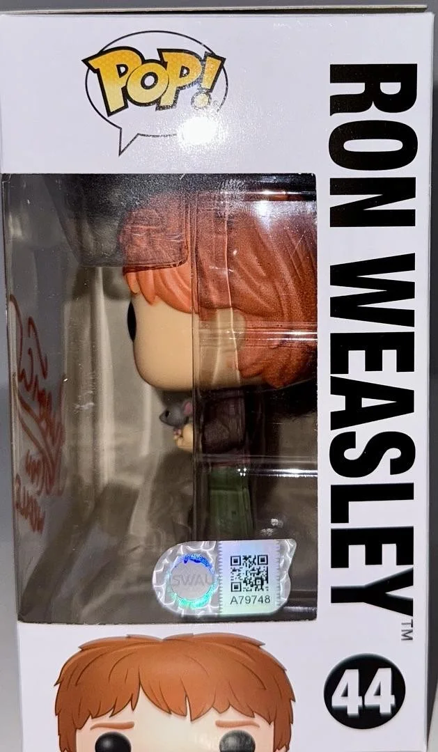 Rupert Grint Signed Funko Pop #44 "Ron Weasley" (Harry Potter) - SWAU, image 3