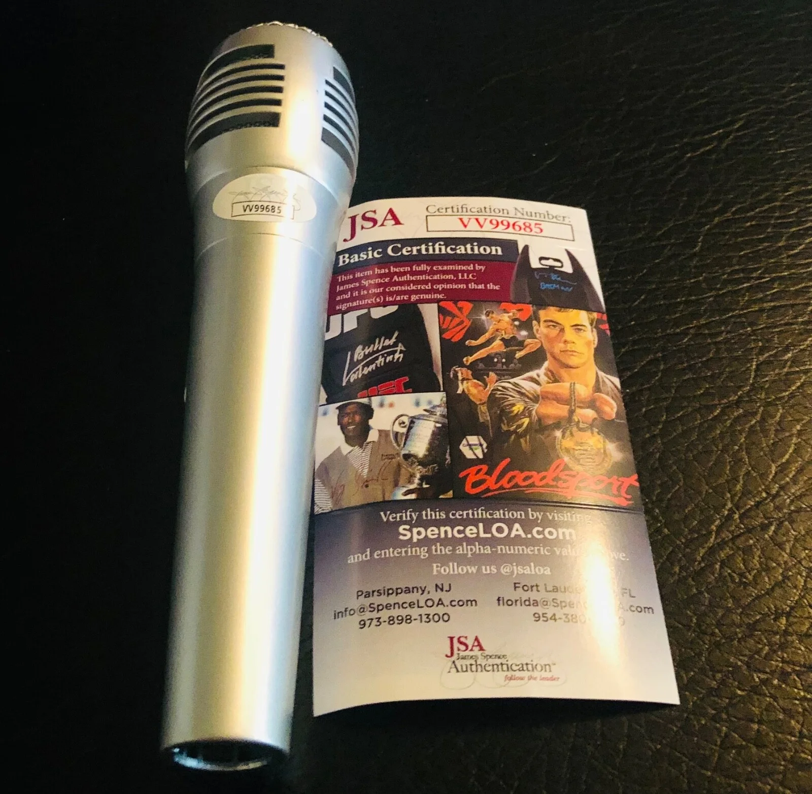 GZA Liquid Swords Enter The 36 Chambers Signed Microphone JSA COA RARE, image 2