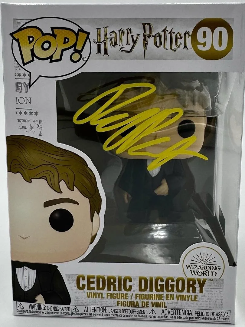 Robert Pattinson Signed Funko #90 Cedric Diggory (Potter) -Celebrity Authentics, image 2