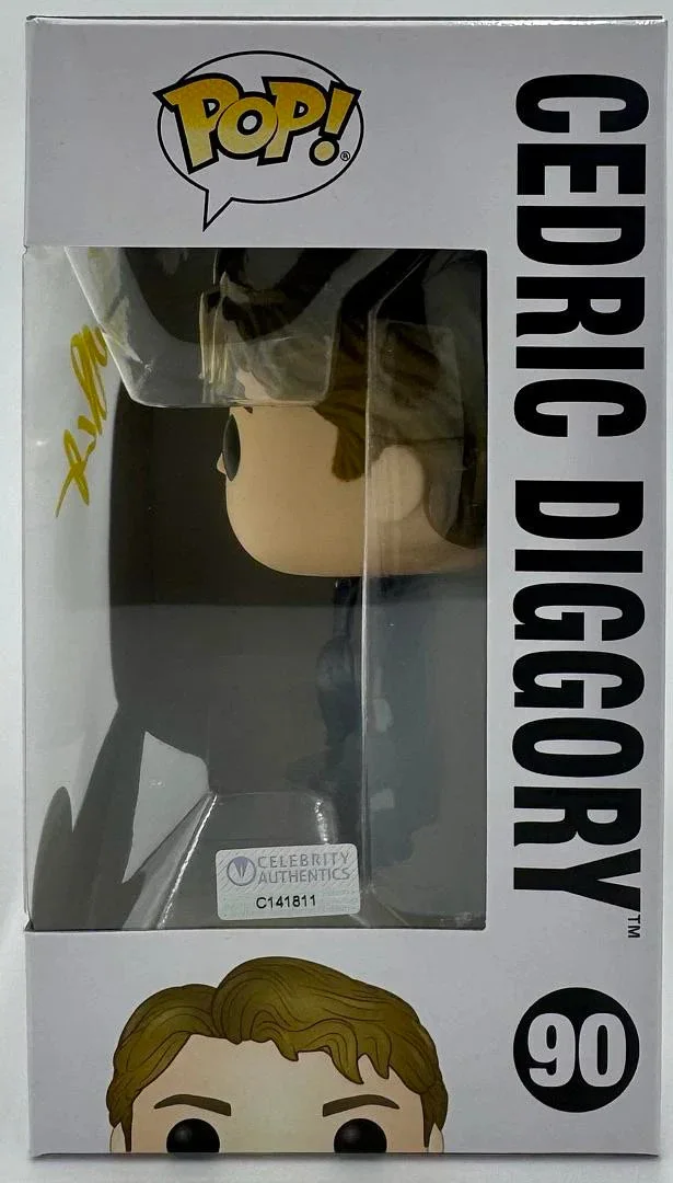 Robert Pattinson Signed Funko #90 Cedric Diggory (Potter) -Celebrity Authentics, image 4