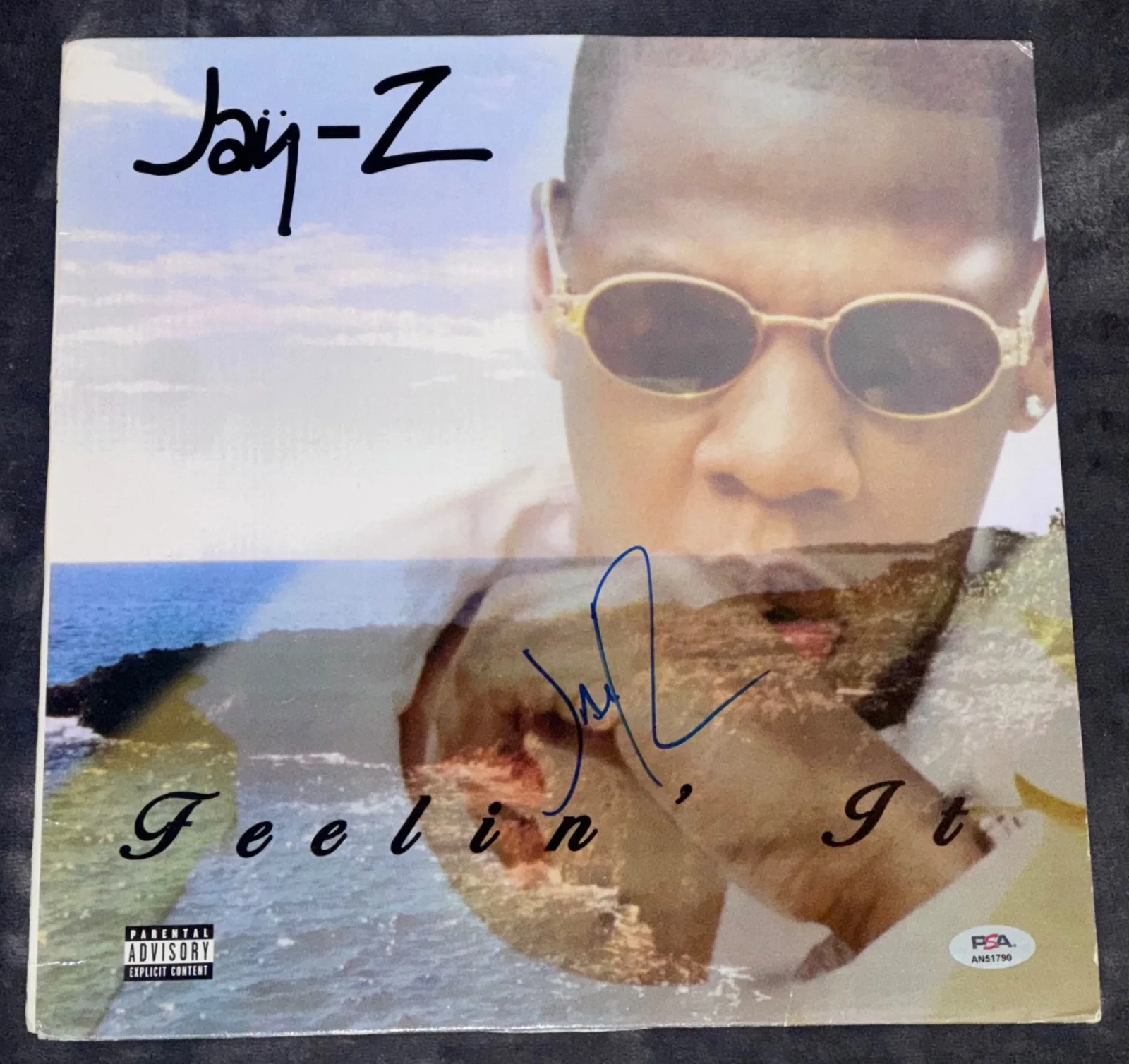 Signed Jay-Z Record Reasonable Doubt Album Cover LP Autographed Vinyl Auto PSA, изображение 2