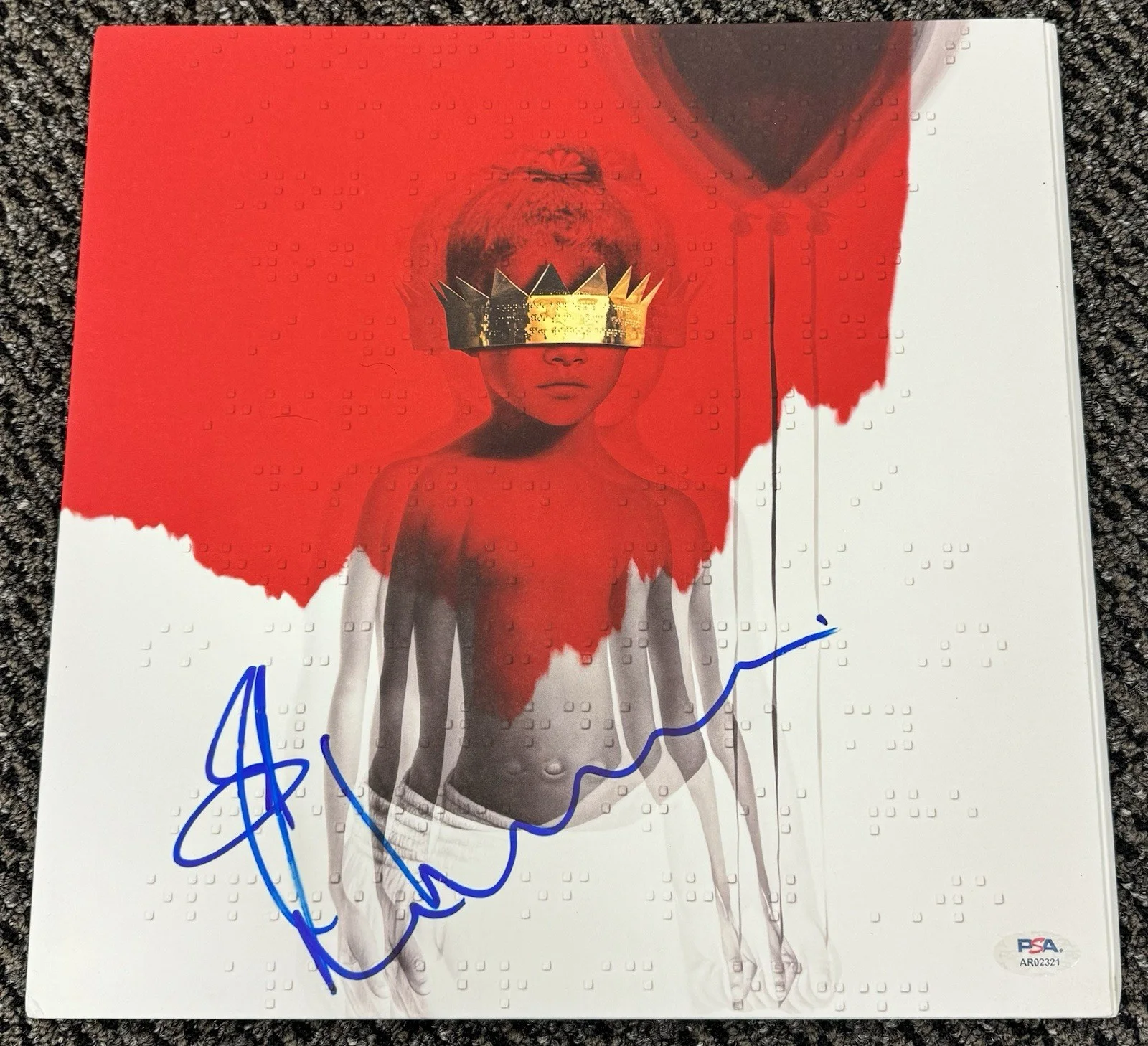 Rihanna Signed Autograph Autographed Auto Anti Vinyl Record Album LP PSA/DNA LOA, изображение 2