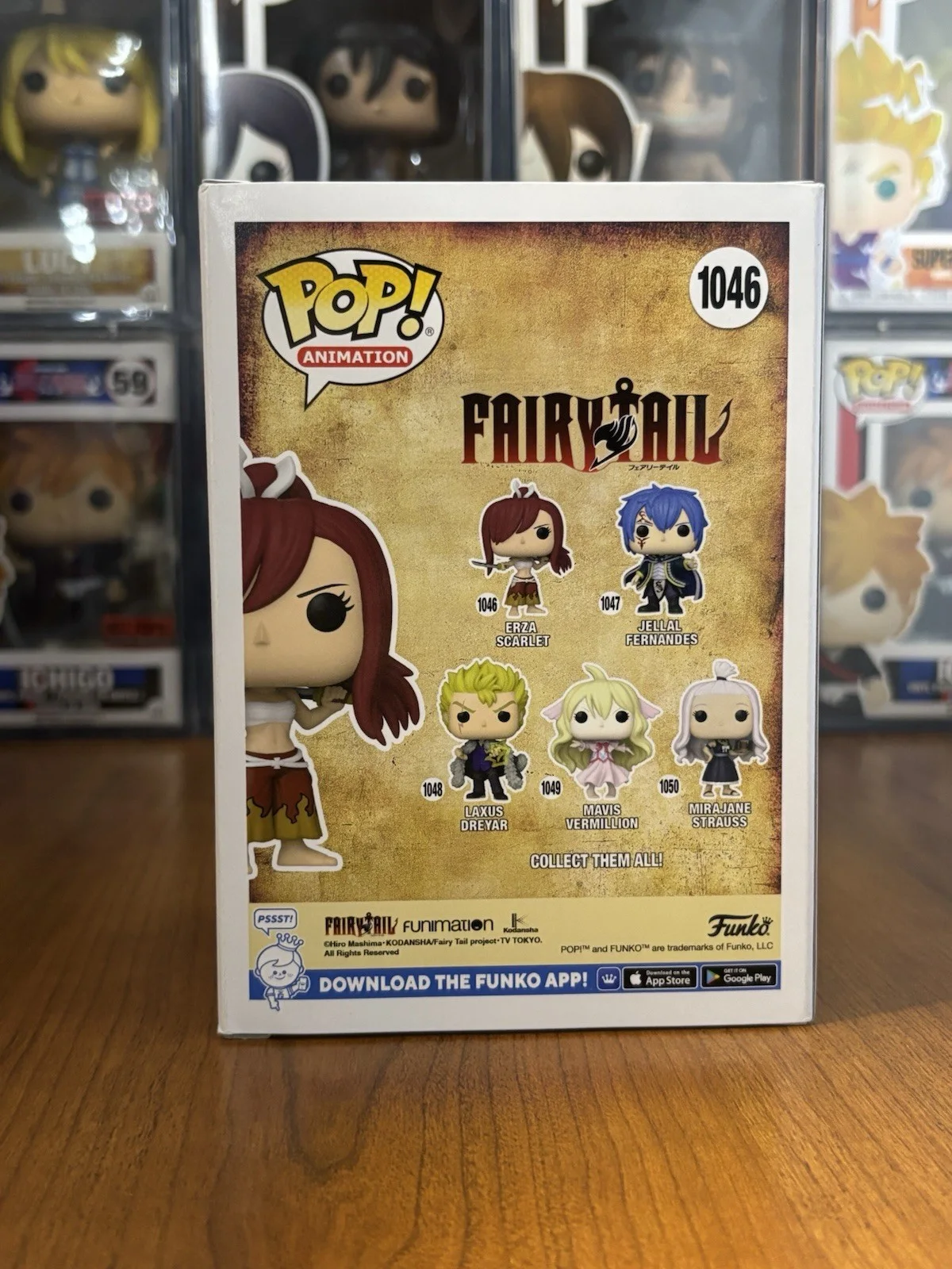 Colleen Clinkenbeard — Erza Scarlet Signed Funko Pop 1046 Fairy Tail Colleen Clinkenbeard Autograph JSA, image 4