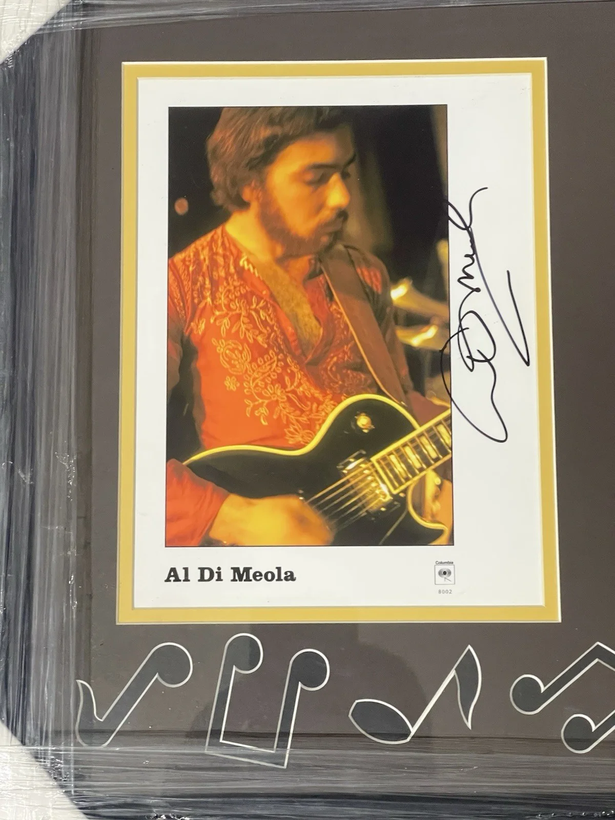 AL DI MEOLA Autograph Signed Photo Custom Frame W/ CD & Photo JF AUTOGRAPHS COA, image 3