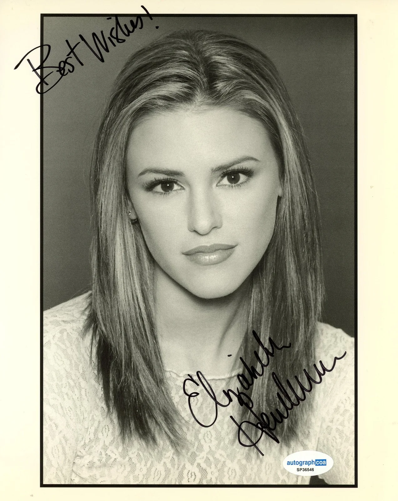 Elizabeth Hendrickson — Elizabeth Hendrickson "The Young an the Restless" AUTOGRAPH Signed 8x10 Photo, изображение 2