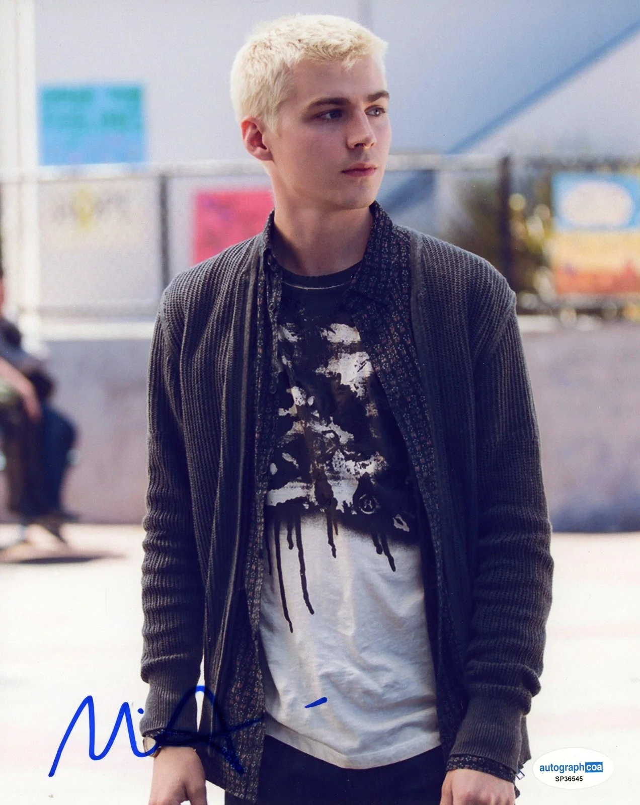 Miles Heizer — Miles Heizer "13 Reasons Why" AUTOGRAPH Signed 'Alex Standall' 8x10 Photo C ACOA, image 2