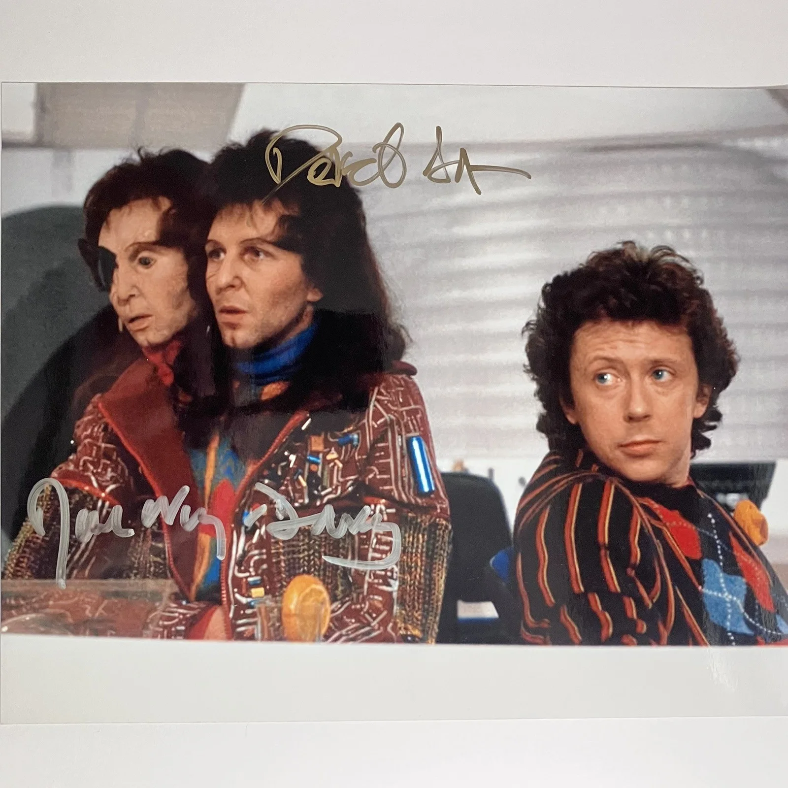 Mark Wing-Davey — HITCHHIKER’S GUIDE TO THE GALAXY Signed Photo / ZAPHOD BEEBLEBROX & Ford Prefect, изображение 2